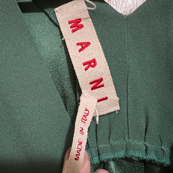 Marni Green Ruched Top - Picture 3 of 7